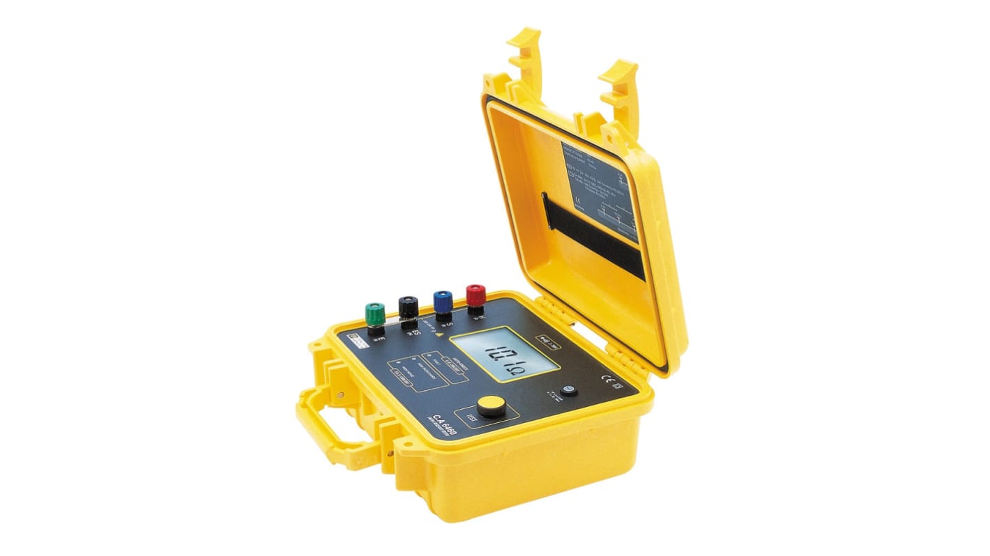 Chauvin Arnoux CA 6460 Earth Tester, 1999Ω CAT III 30 V