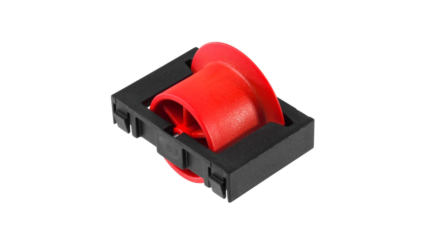 Rodillo transportador RS PRO de Acero Chapado en Zinc con eje  con eje, rodillo de Ø 24mm x 33.3mm, carga máx. 150N