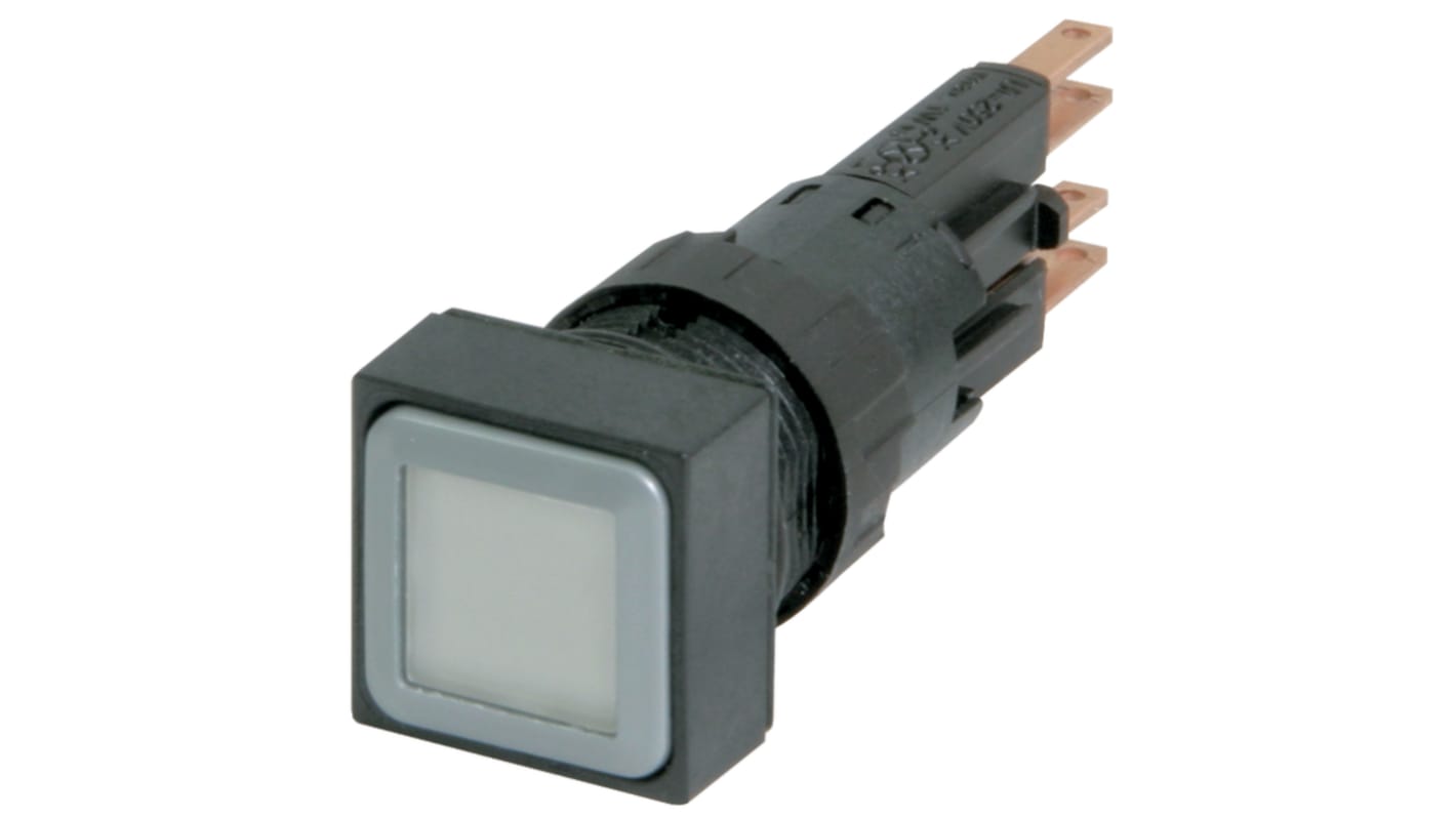 Eaton RMQ16 Series Illuminated Illuminated Push Button Switch, Latching, Through Hole, White LED, 24V, IP65