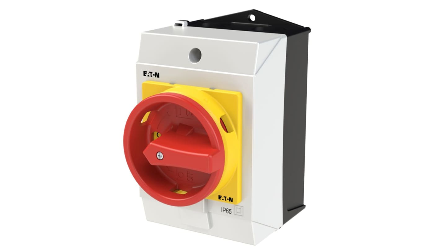 Eaton 2P Pole Surface Mount Non Fused Isolator Switch - 20A Maximum Current, 5.5kW Power Rating, IP65