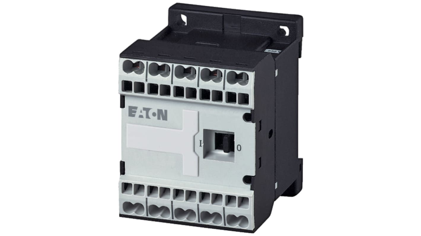 Eaton Contactor, 400 V Coil, 3-Pole, 6.6 A, 3 kW, 1NC