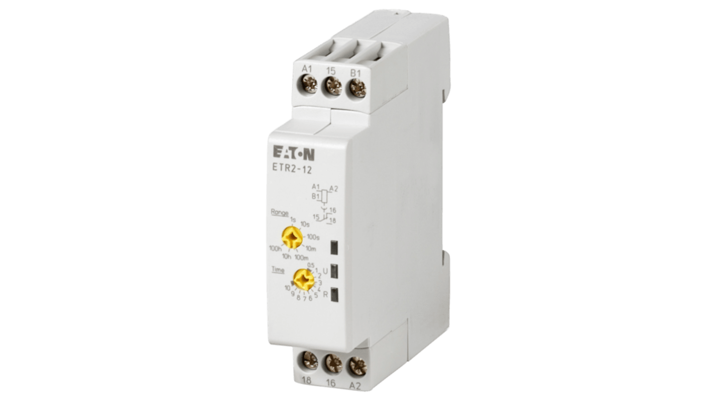 Eaton Timer Relay, 240V ac, 1-Contact, 1-Function