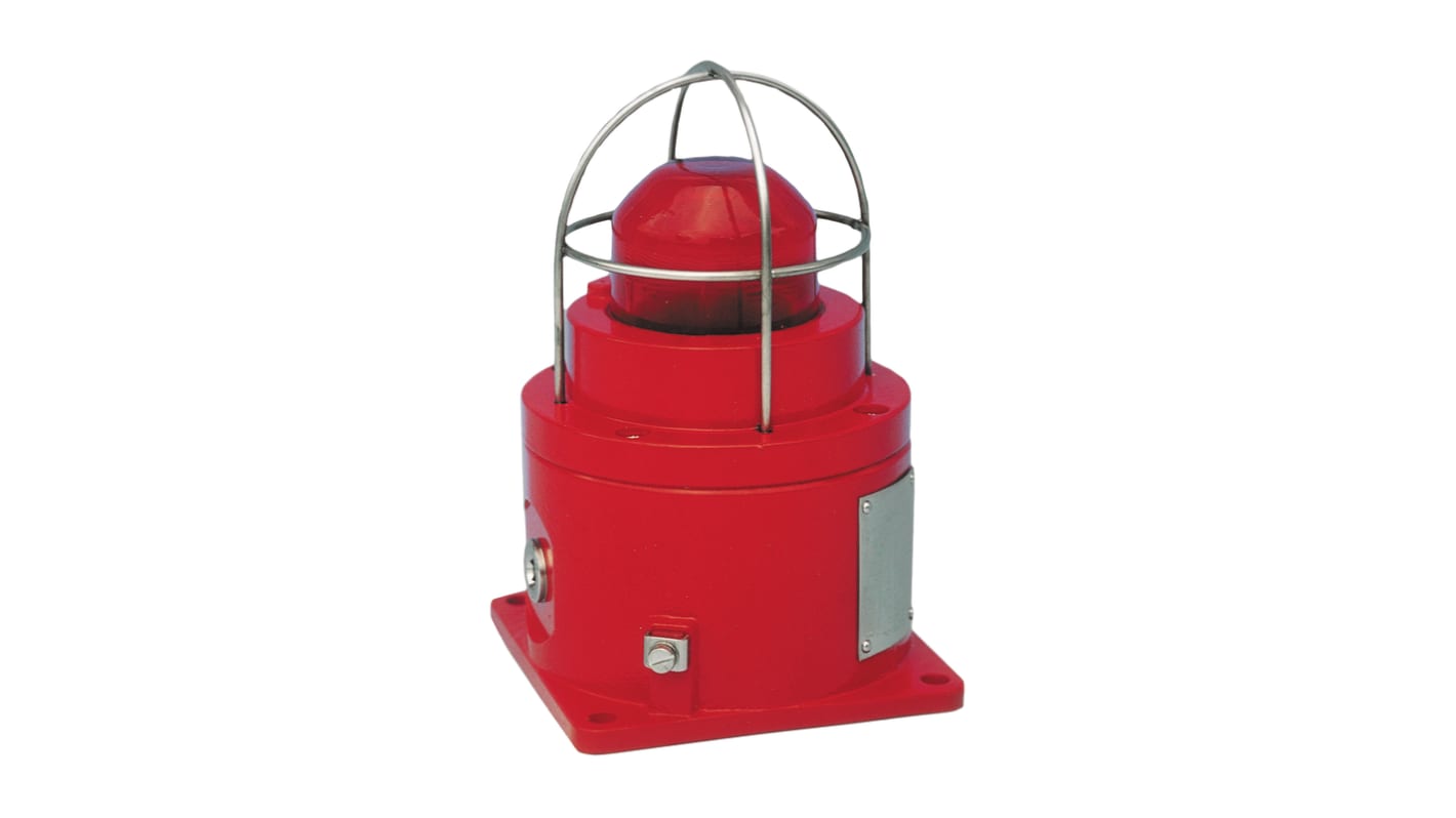 Eaton HAC 黄色闪光氙气警示灯, 24 V, 底座安装