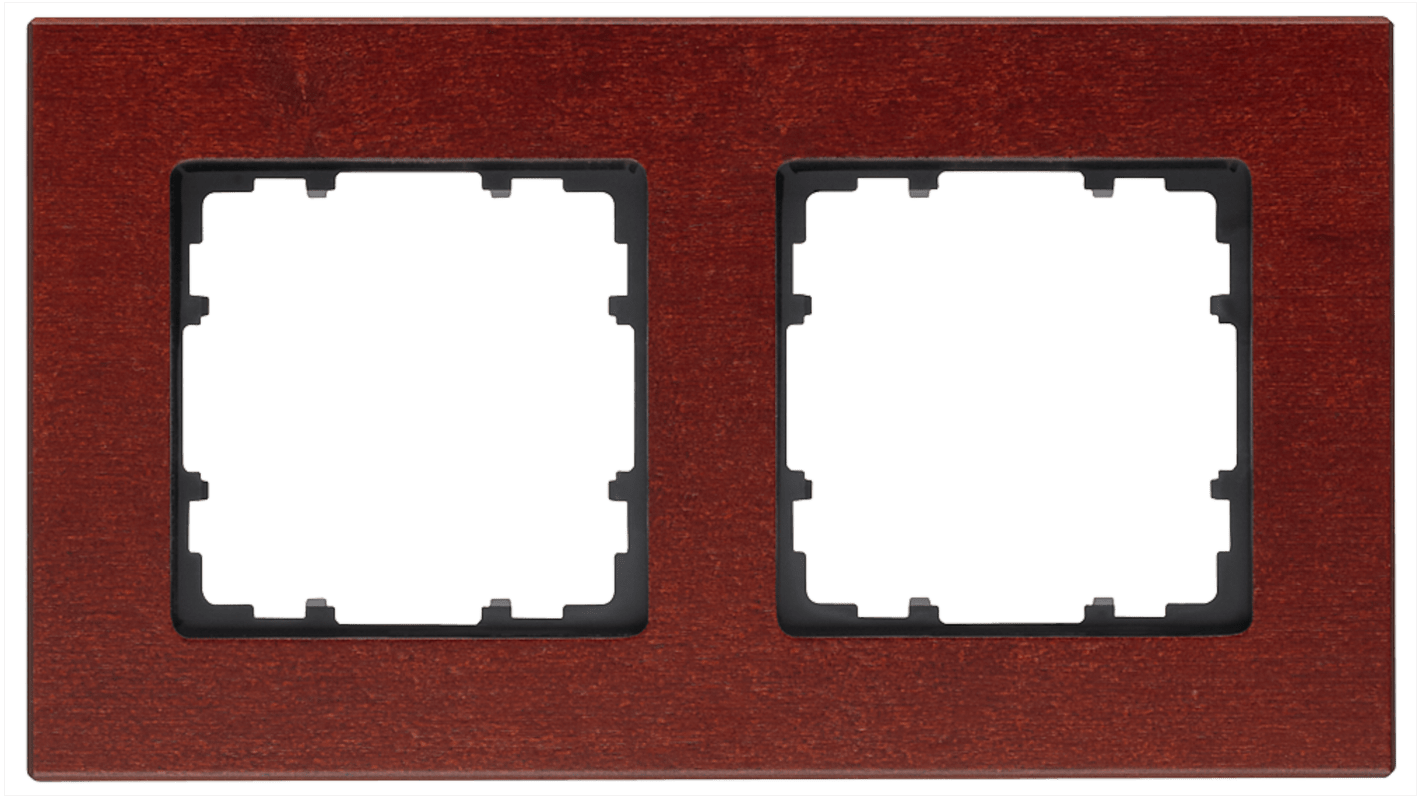 Siemens Brown 2 Gang Frame