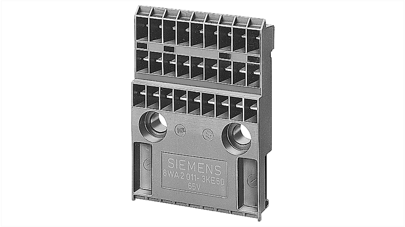 Siemens DINレール取付用端子アクセサリ クロスコネクタ 8WAシリーズ