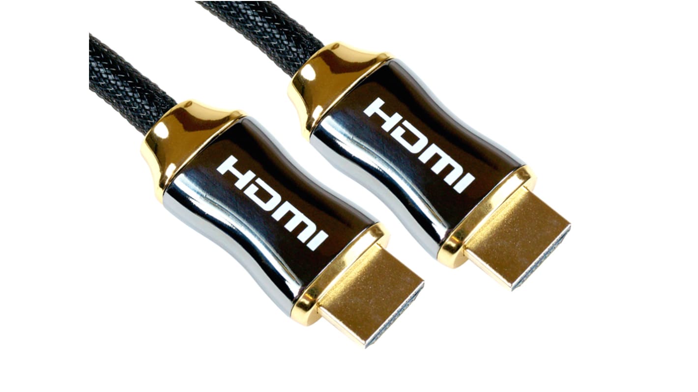 RS PRO 4K Male HDMI to Male HDMI  Cable, 50cm