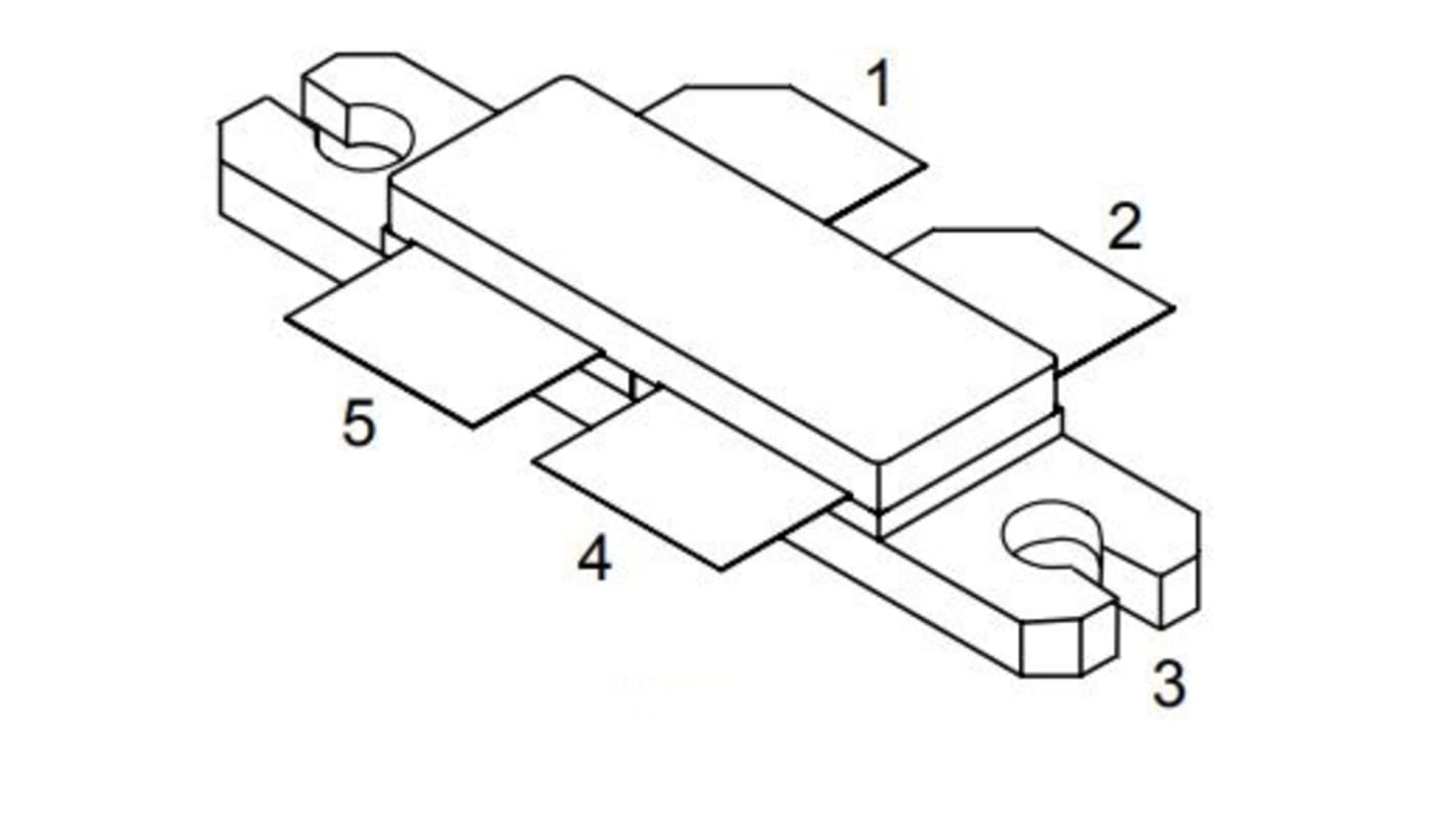 STMicroelectronics RF3L N-Channel MOSFET, 90 V, 5-Pin LBB RF3L05250CB4