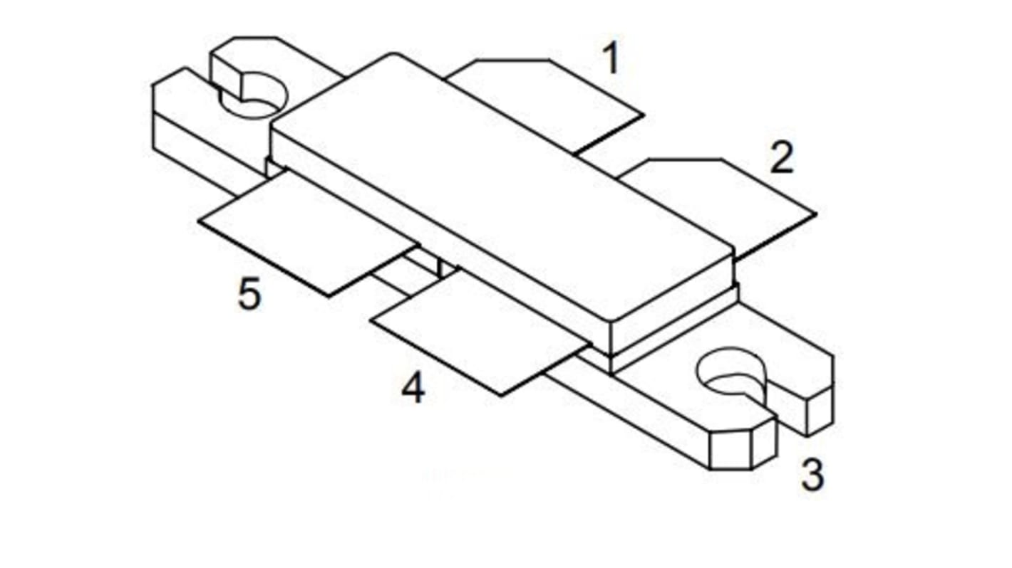 MOSFET STMicroelectronics, canale N, 1 Ω, LBB, Montaggio superficiale