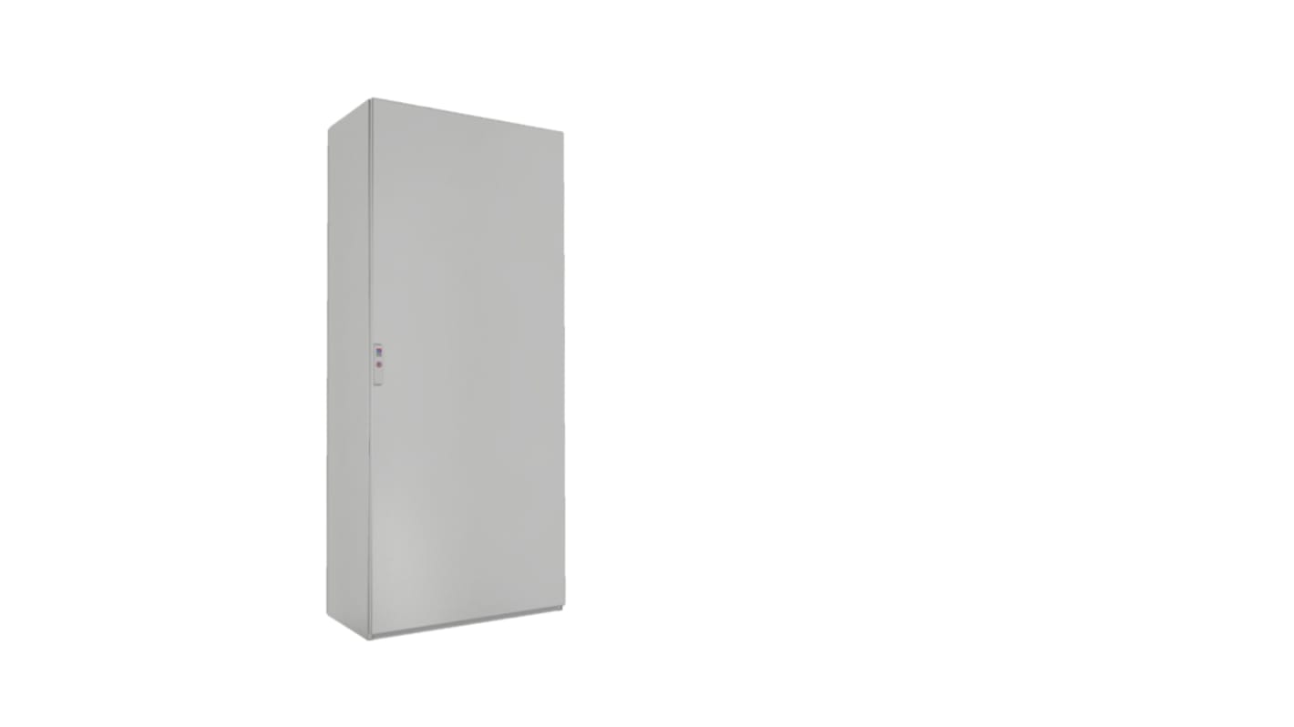 Rittal 单门落地机柜, IP55, 1800 x 800 x 400mm, 不透明门, RAL7035, SE系列