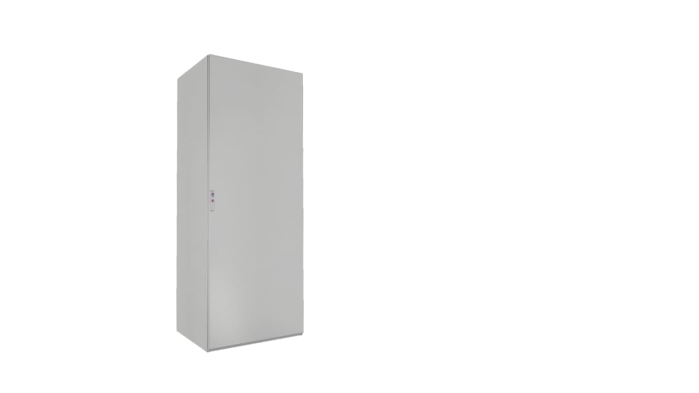 Rittal 单门落地机柜, IP55, 2000 x 800 x 600mm, 不透明门, RAL7035, SE系列