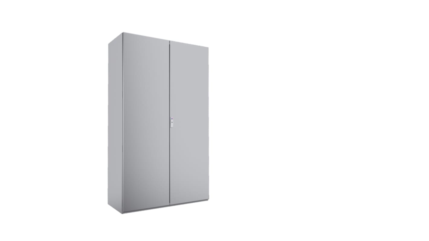 Rittal SE Series Stainless Steel Double-Door-Door Floor Standing Enclosure, Opaque Door, IP55, 2000 x 1200 x 500mm
