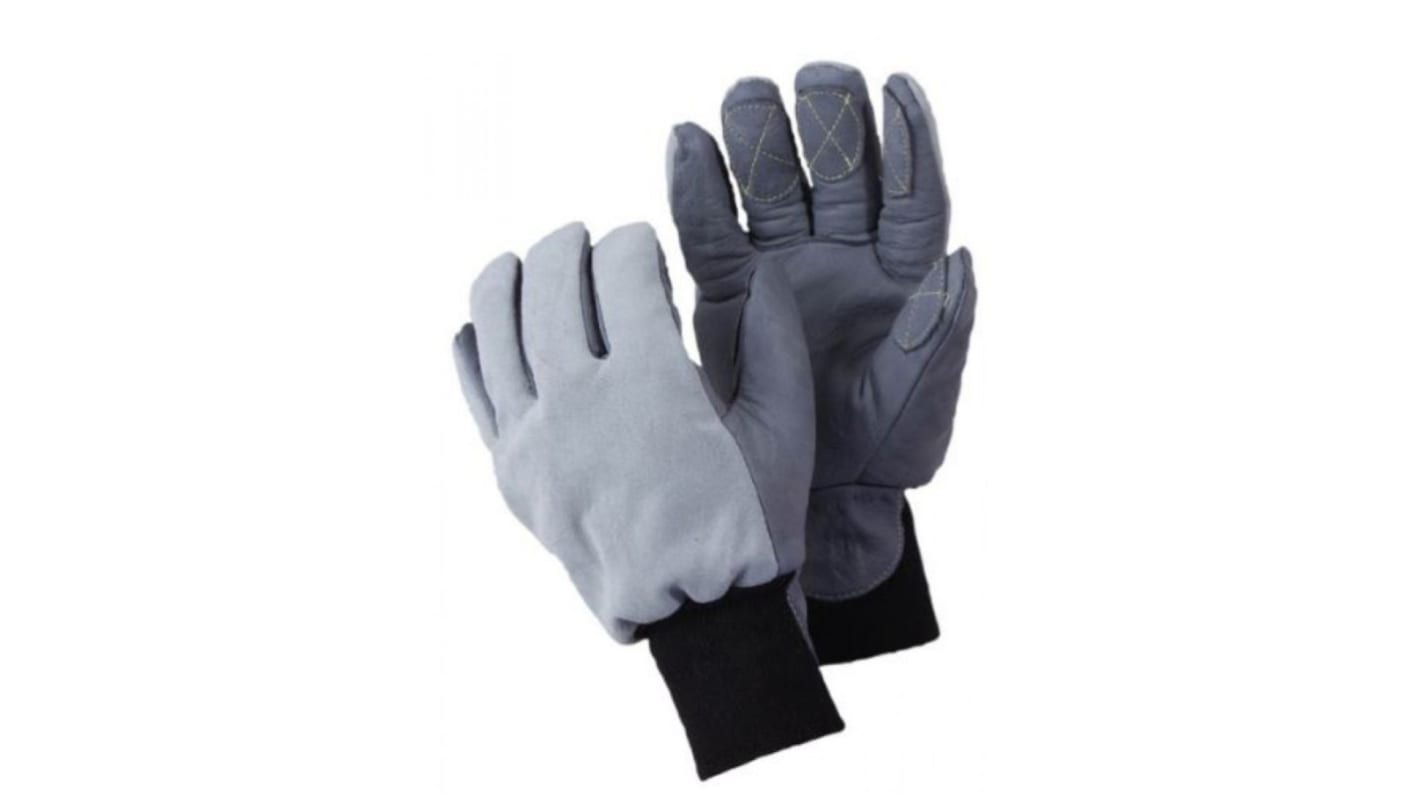Flexitog Grey Leather Cold Resistant Waterproof Gloves