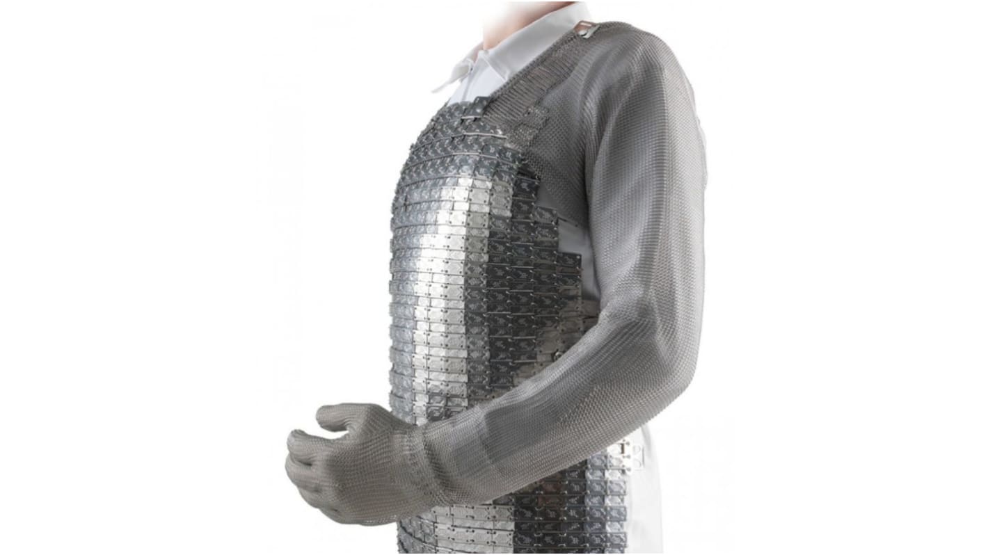Guanti da lavoro Manulatex, Tg. 10, in Acciaio inox, col. Argento