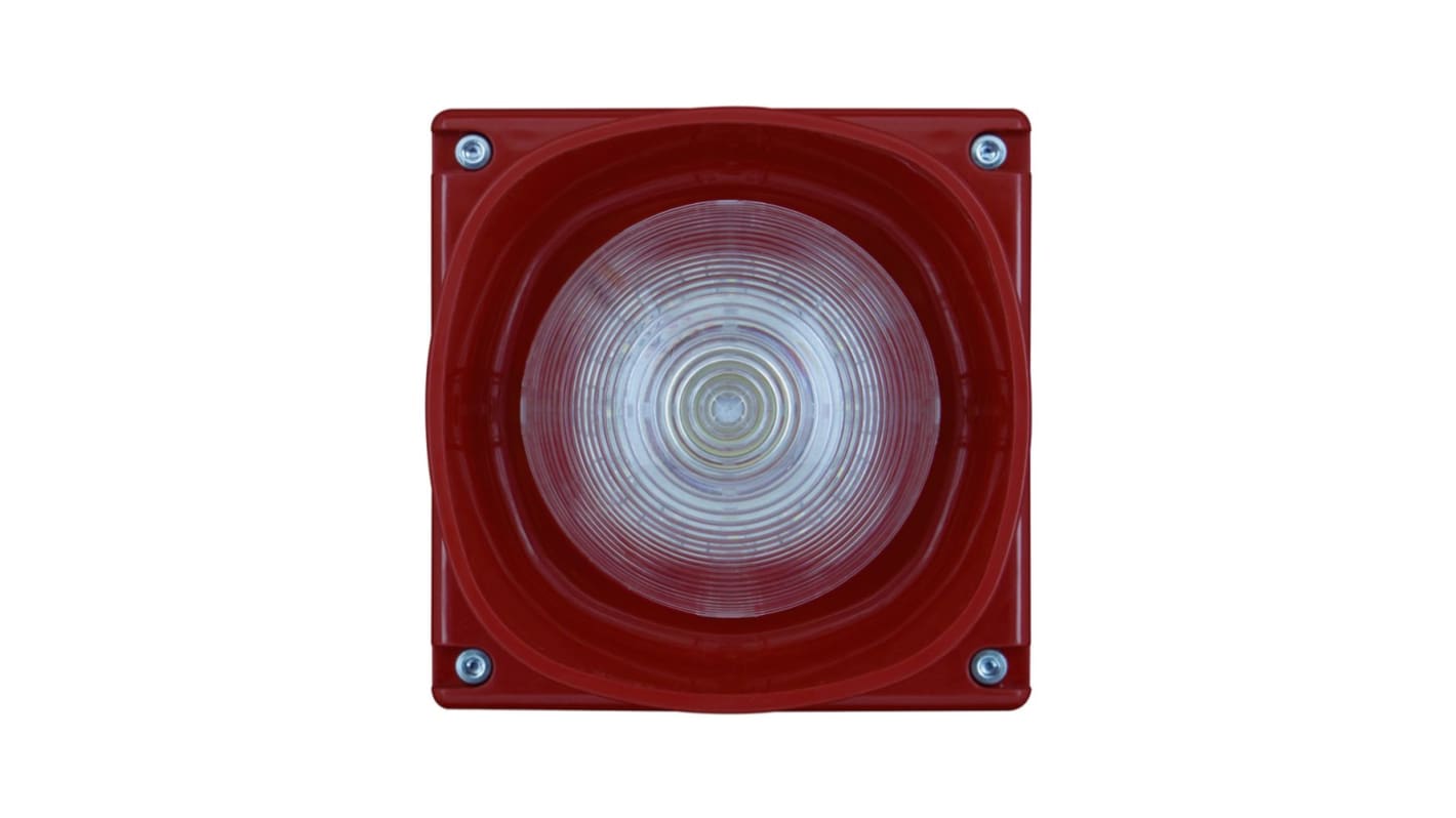 Eaton EF Series White Sounder Beacon VAD, 25.5 → 35 V dc, IP66, Wall Mount