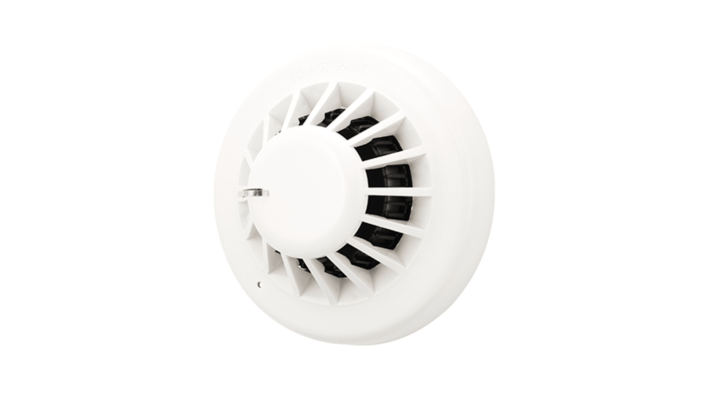 Alarm dymowy, typ: Czujka dymu, 15 → 30V dc, ABS, PC, wsk. mocy: Tak, gł.: 104 mm