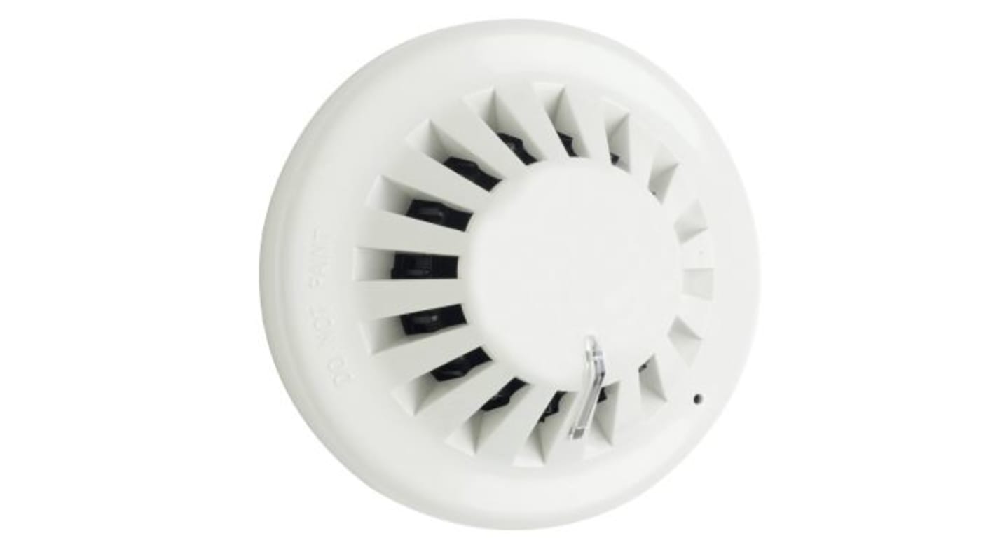 Alarm dymowy, typ: Czujka termiczna, ABS, wsk. mocy: Nie, gł.: 100 mm