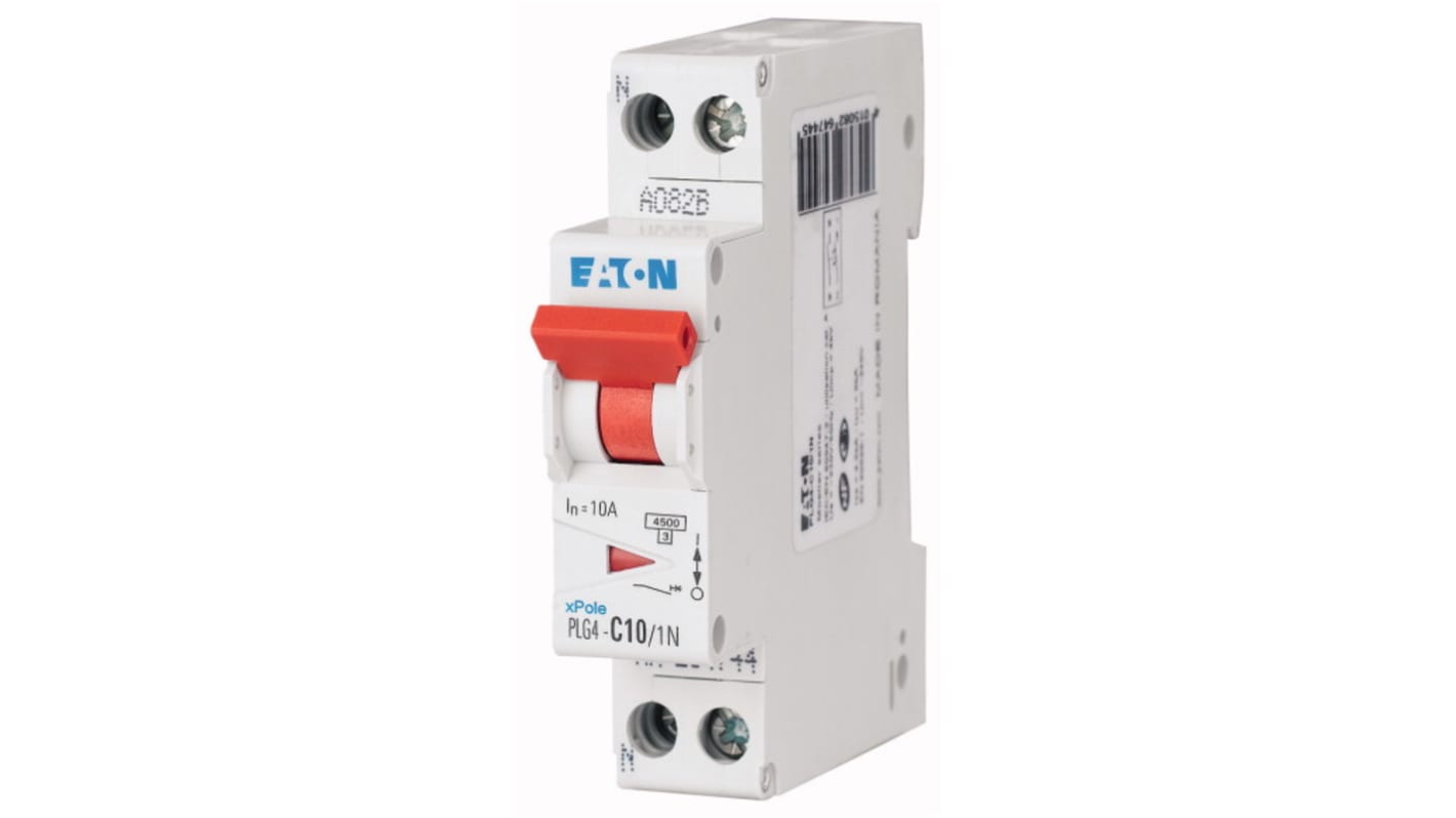 Interruttore magnetotermico Eaton 1+N 10A, Tipo B