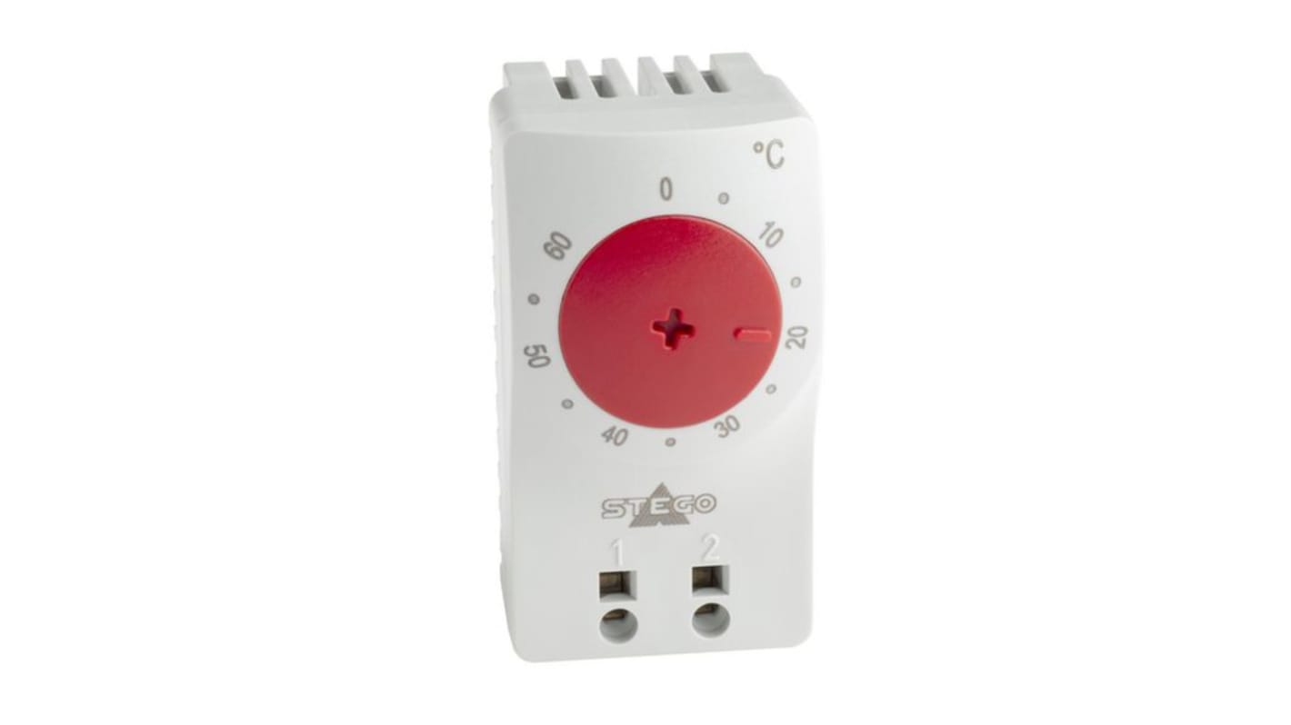 STEGO NC Thermostats, 3A, +20 → +80 °C