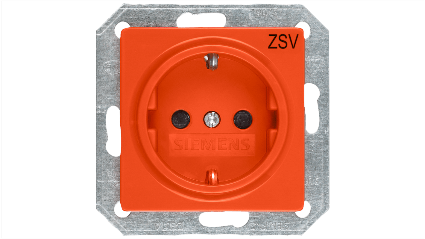 Conector hembra, Naranja, 250 V, 16A, IP20