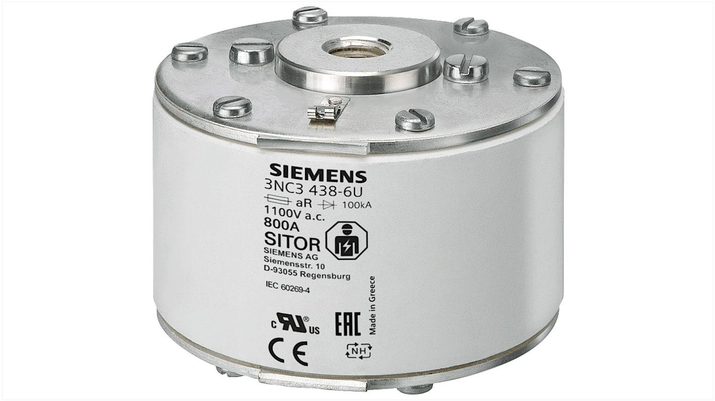 Siemens 315A size NH3 Square Body Fuse, aR, 440V