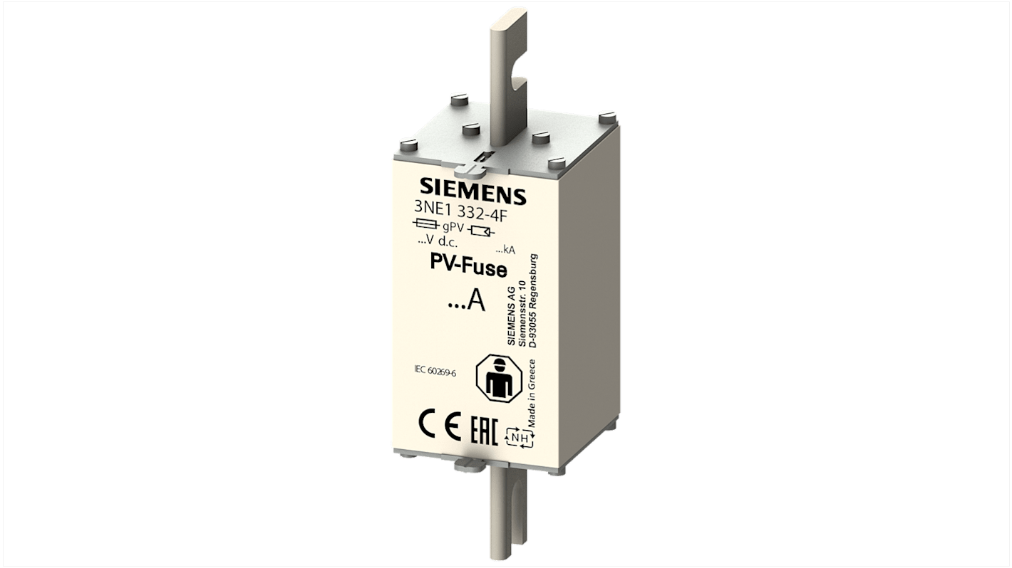 Siemens センタータグヒューズ, 定格電流 400A, 1kV