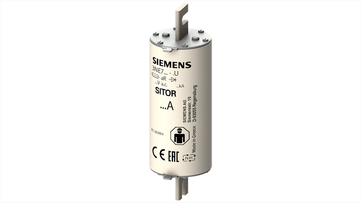 Fusibile con linguette ad asola, Siemens, 710A, fusibile NH3, cat. aR 2kV