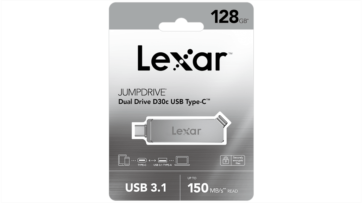 Lexar 128 GB JumpDrive USB flashdrev