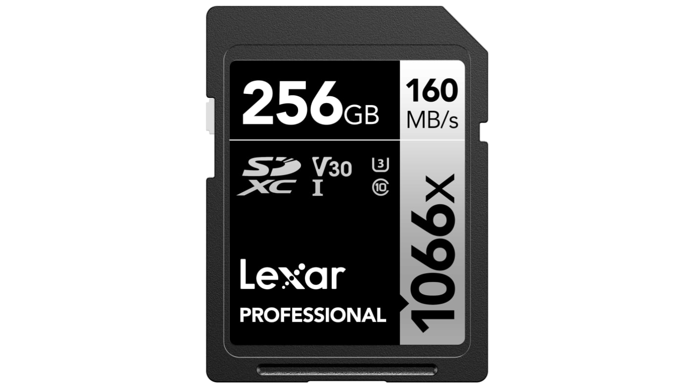Lexar Silver SDXC SD-Karte 256 GB Class 10 , TLC