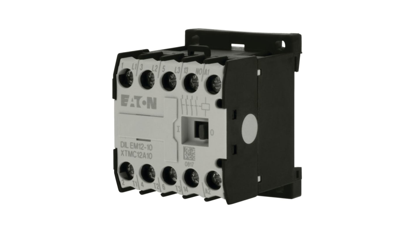 Eaton DILEM DILEM Contactor, 24 V dc Coil, 3-Pole, 50 A, 5.5 kW, 1 N/O