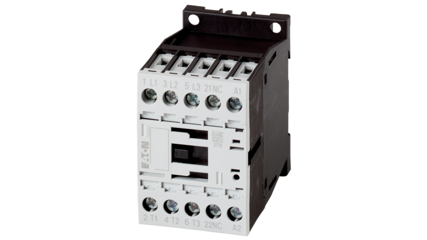 Stycznik 400 V Eaton styki: 3 7,5 kW 15,5 A 1 NC 290093 DILM15-01(230V50HZ,240V60HZ)