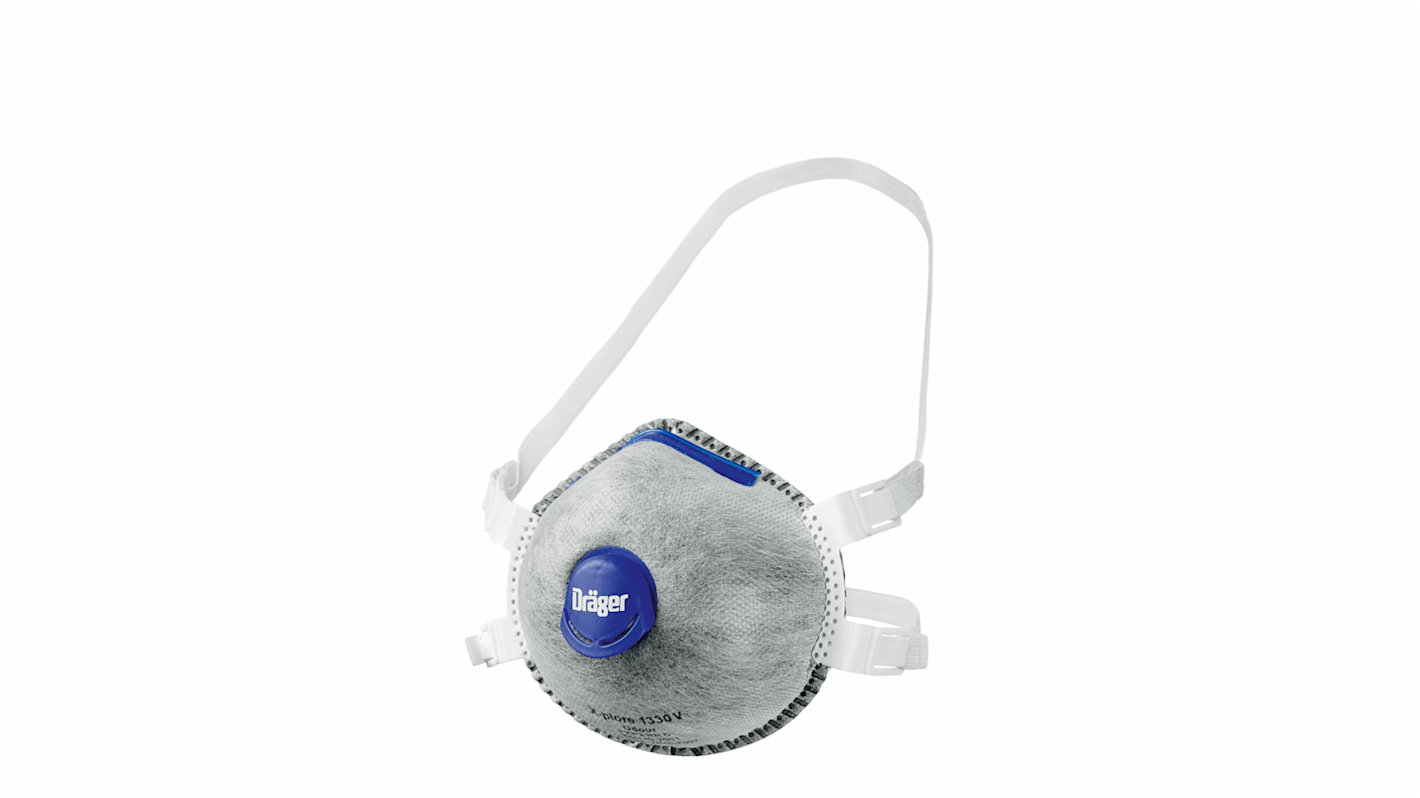 DRAEGER X-plore 1300 Series Disposable Respirator, FFP3, Valved, Moulded