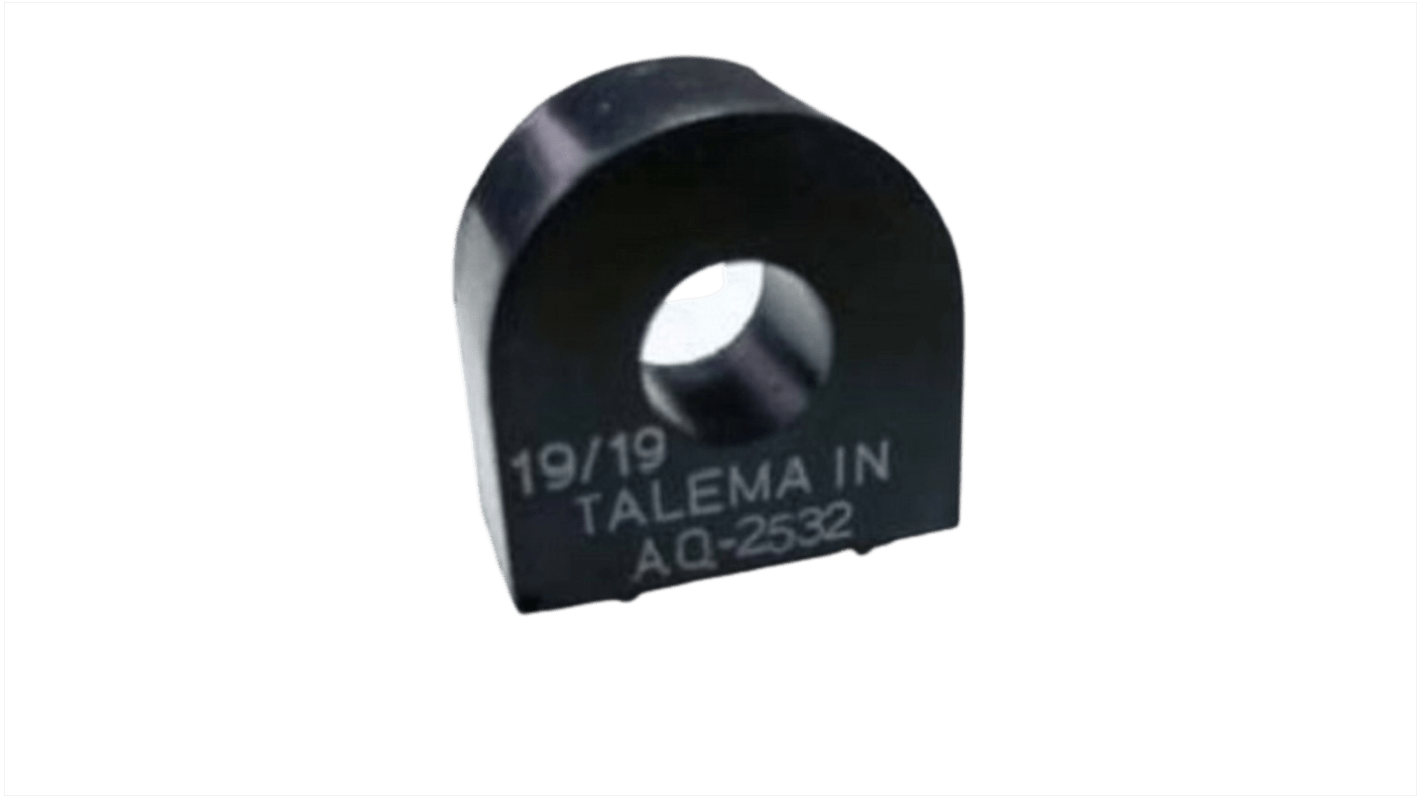 Nuvotem Talema 电流互感器, 通孔安装型, 电感式传感器, 32A输入, 电流比2500:1A, 600 V电源, 9.5mm孔, AQ系列