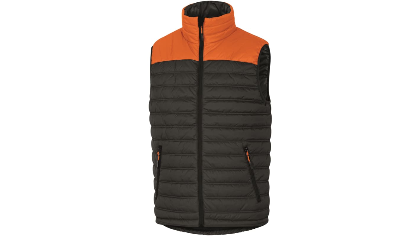 Gilet Grigio/Arancione Delta Plus, 3XL, Unisex, Di lunga durata, Leggero