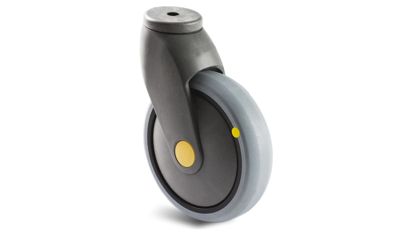 Guitel Hervieu Swivel Castor Wheel, 100kg Capacity, 125mm Wheel