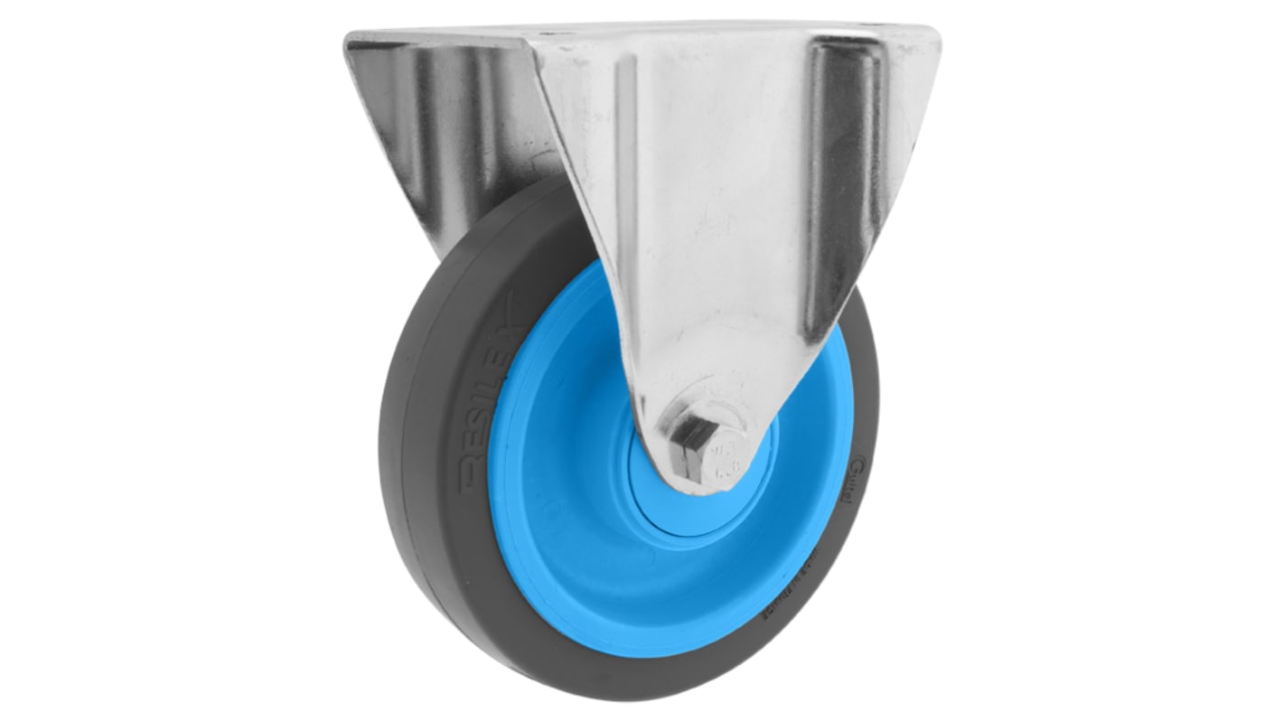 Guitel Hervieu Fixed Castor Wheel, 350kg Capacity, 160mm Wheel