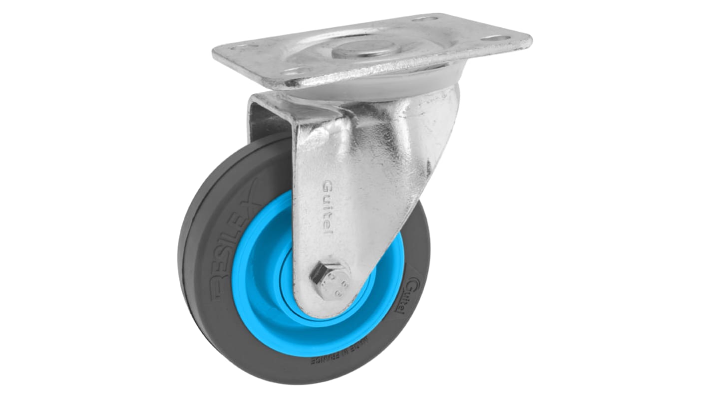 Guitel Hervieu Swivel Castor Wheel, 200kg Capacity, 100mm Wheel
