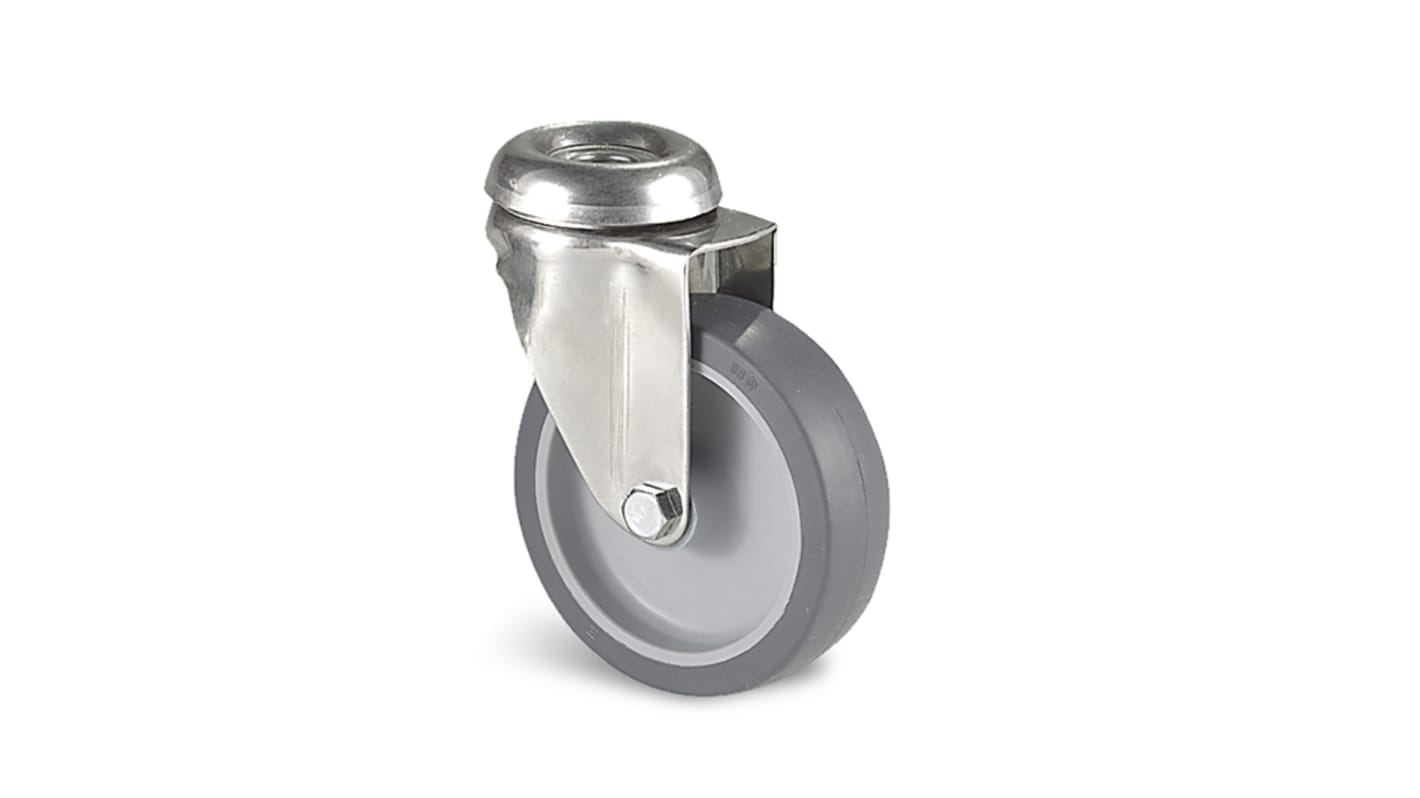 Guitel Hervieu Swivel Castor Wheel, 60kg Capacity, 75mm Wheel