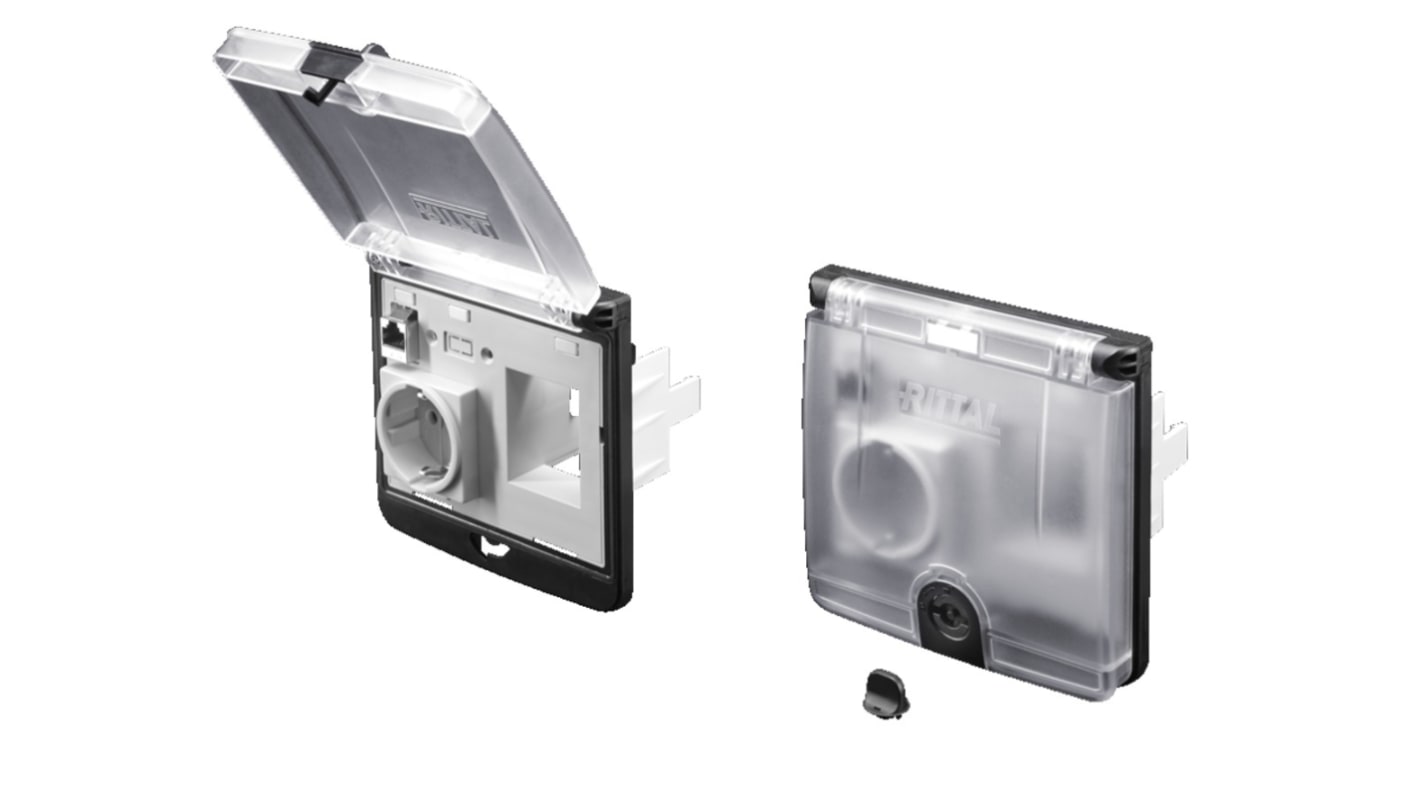 Rittal Polycarbonate Mounting Frame for Use with Interfaces And Sockets