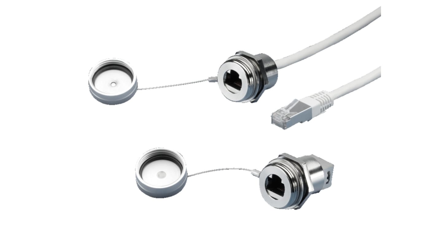 Rittal Horizontal, Wall Mount, Female to Male IP66, IP67 USB Connector