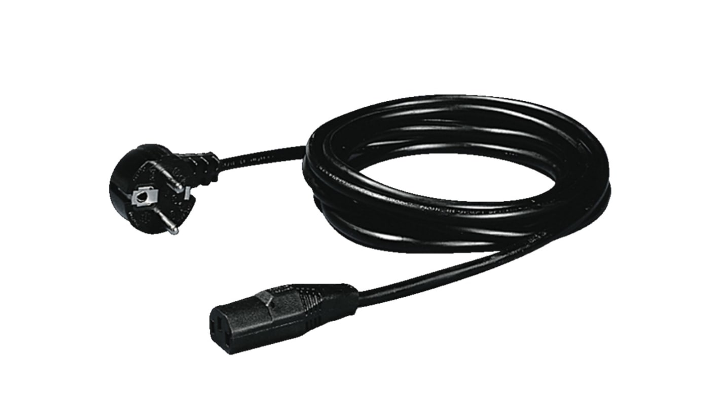 Cavo di alimentazione Rittal IEC C13/CEE 7/7, 230 V, L. 1.8m