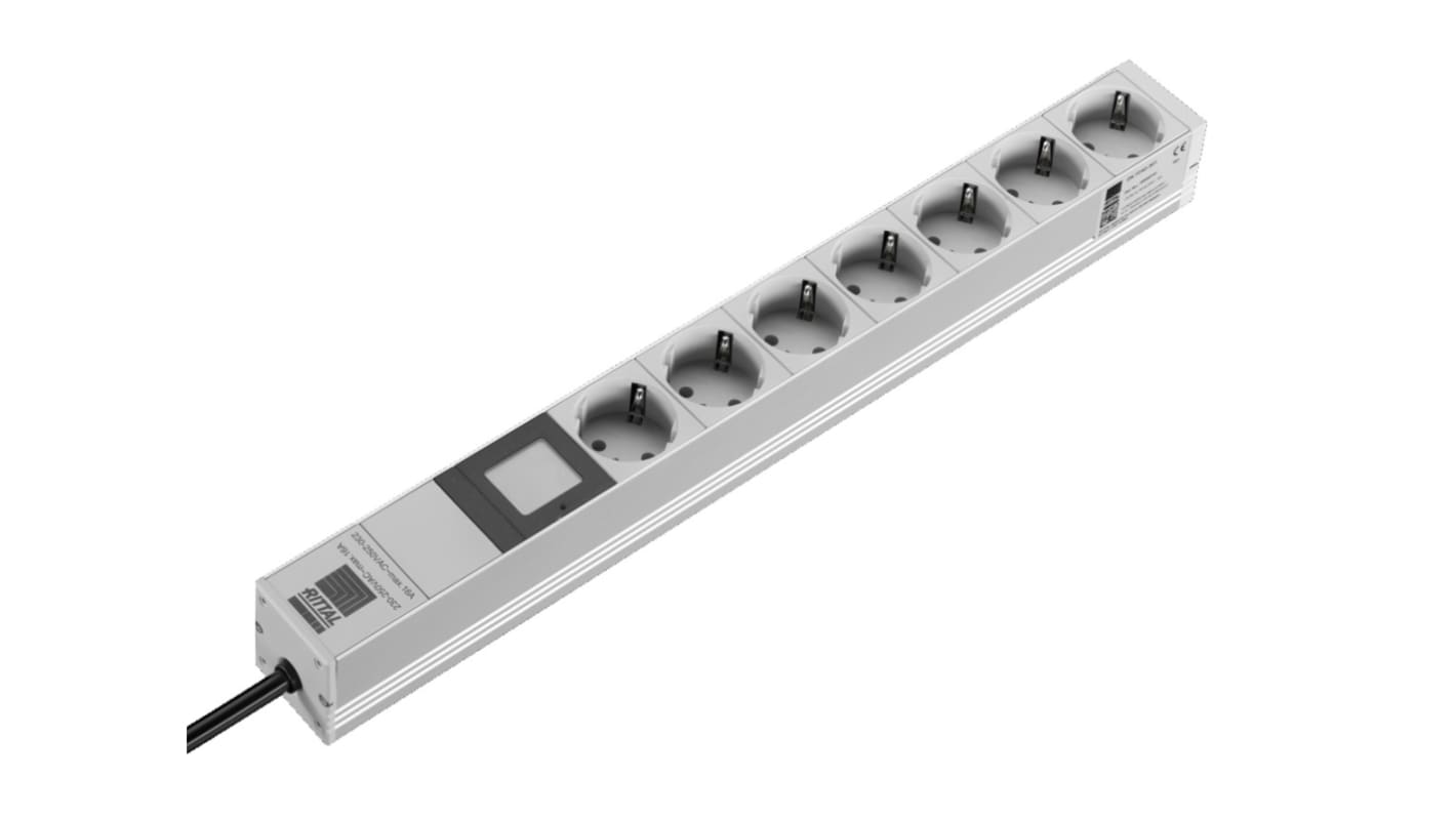Rittal Type F - German Schuko Power Distribution Unit, 16A, 250 V