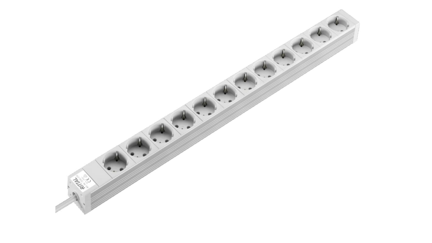 Rittal Type F - German Schuko Power Distribution Unit, 16A, 250 V