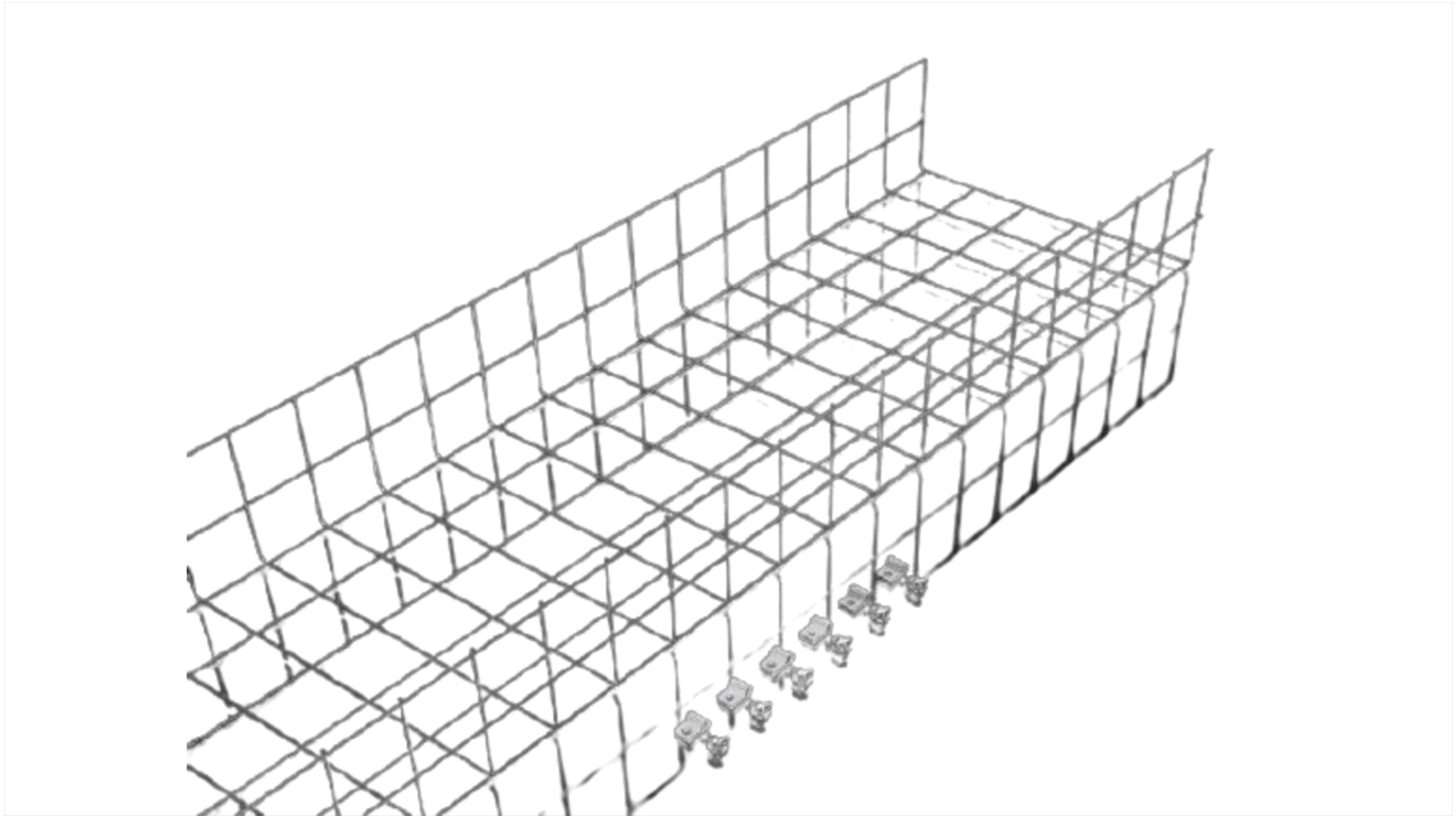 Rittal 钢板桥架, 网格桥架x300 mmx120mm, TX 7888系列