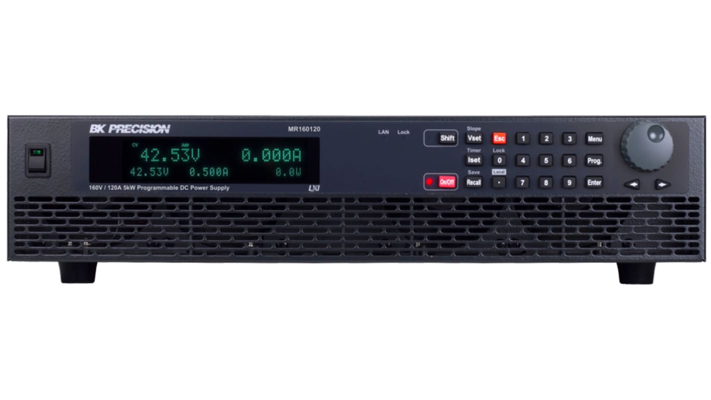 Napájecí zdroj stolice, počet výstupů: 1výstupový 160V 120A 5kW, s DKD kalibrací