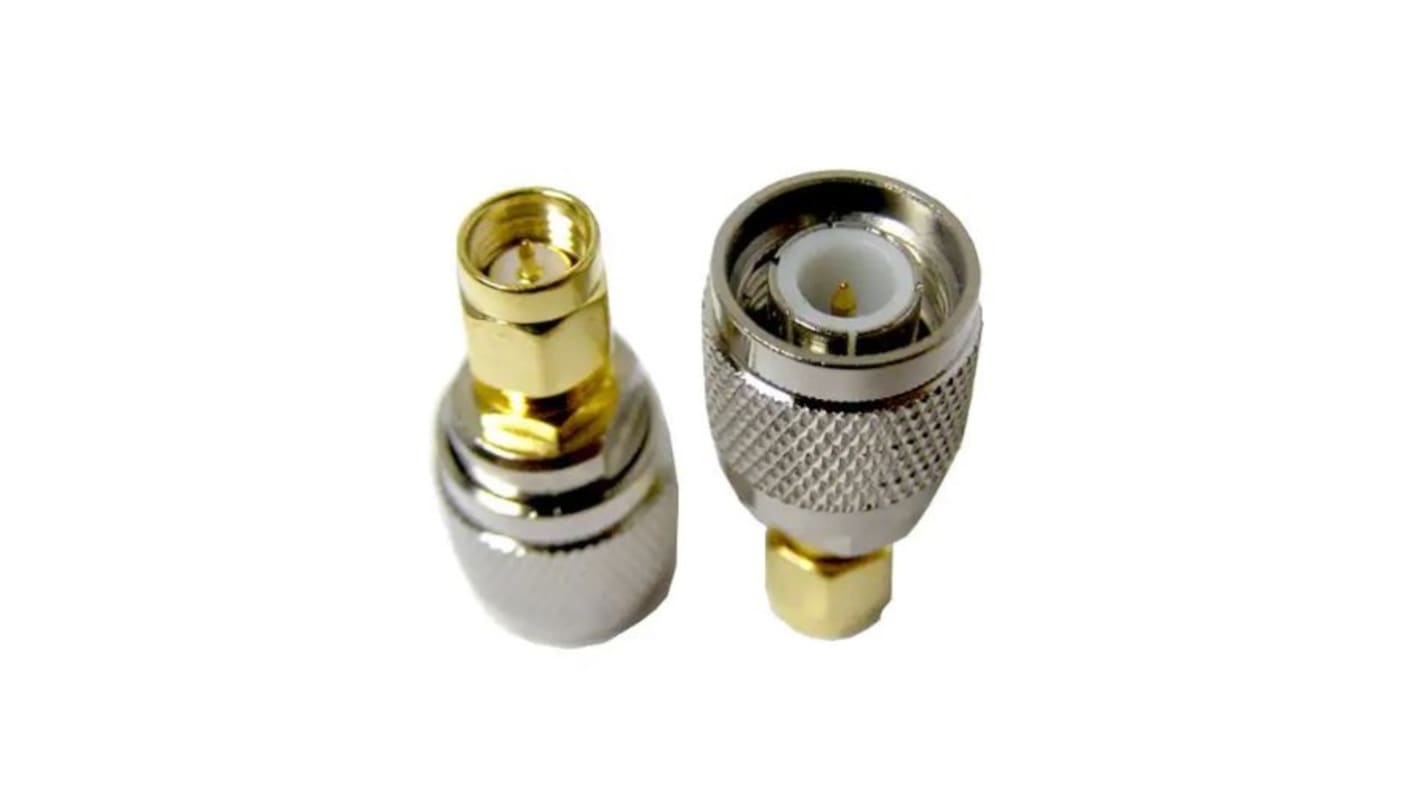 RF Solutions Straight 50Ω Adapter SMA Plug to TNC Plug 3GHz