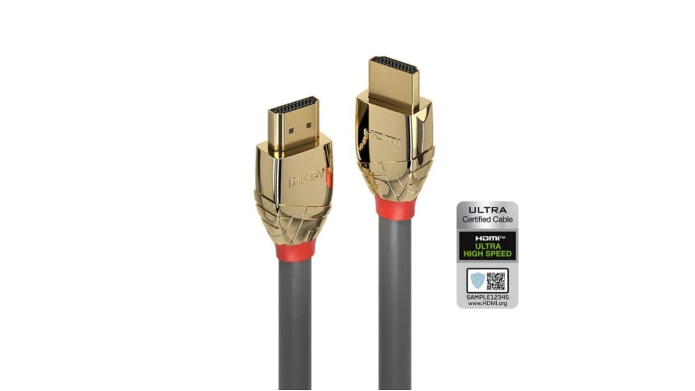 Lindy Electronics HDMI 2.1, 1m Male HDMI to Male HDMI High Speed 10240 x 4320