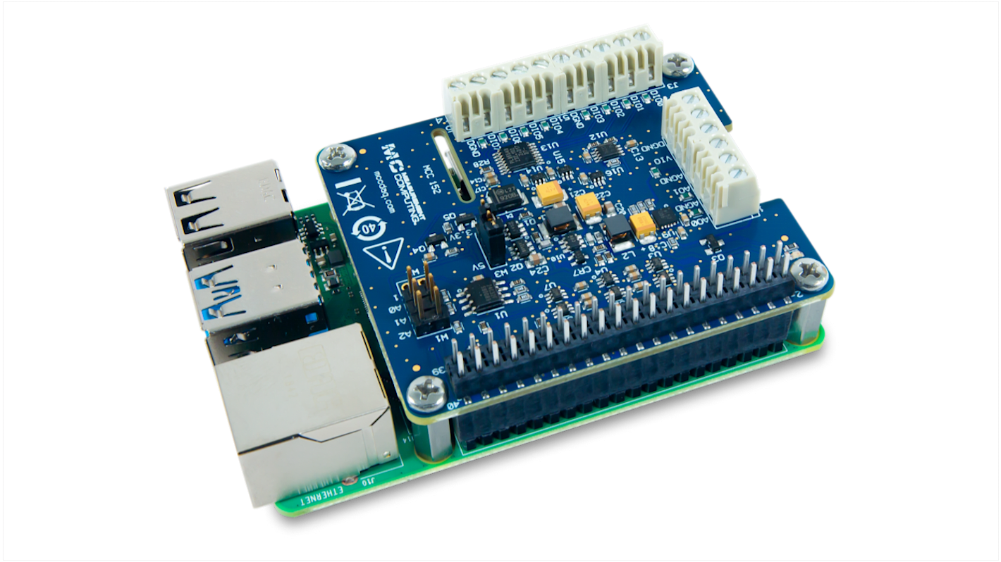 Sortie de tension MCC 152 et DIO DAQ HAT pour Raspberry Pi Digilent