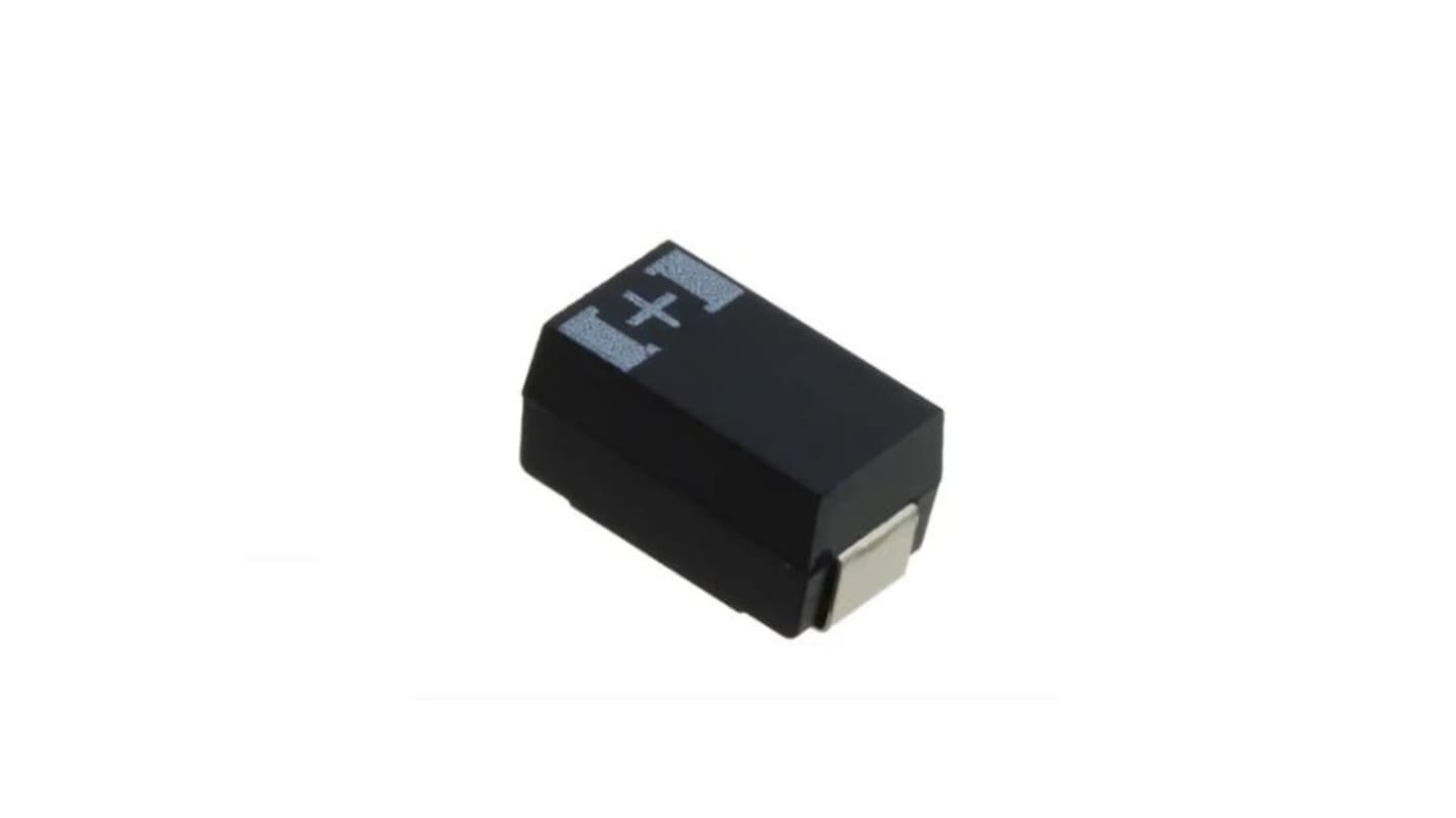 Condensatore al tantalio Panasonic, 680μF, 4V cc, serie TPF, ±20%, package D4