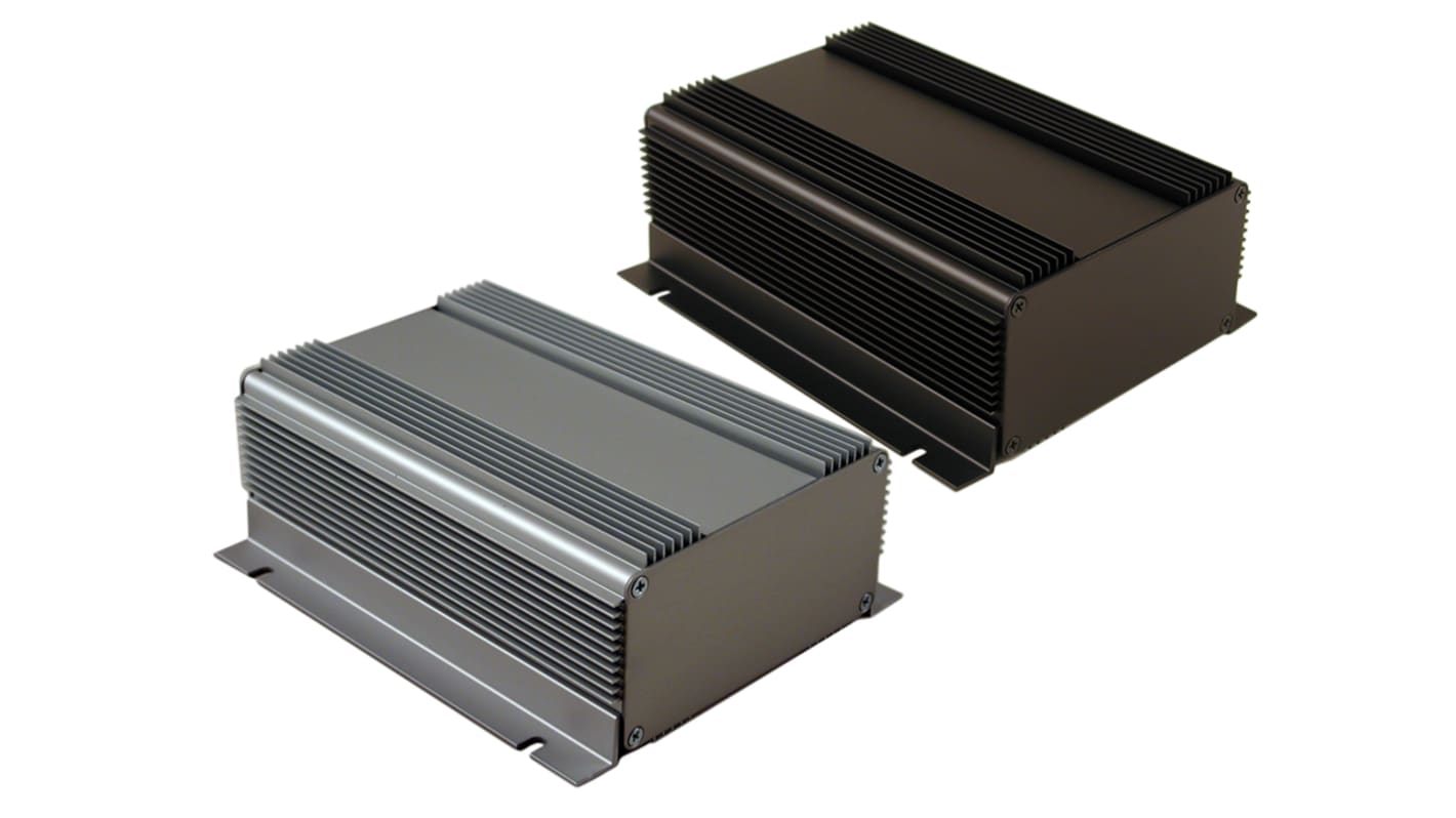Hammond 1455HD Series Aluminium Enclosure, 6.3 x 4.37 x 2.39in