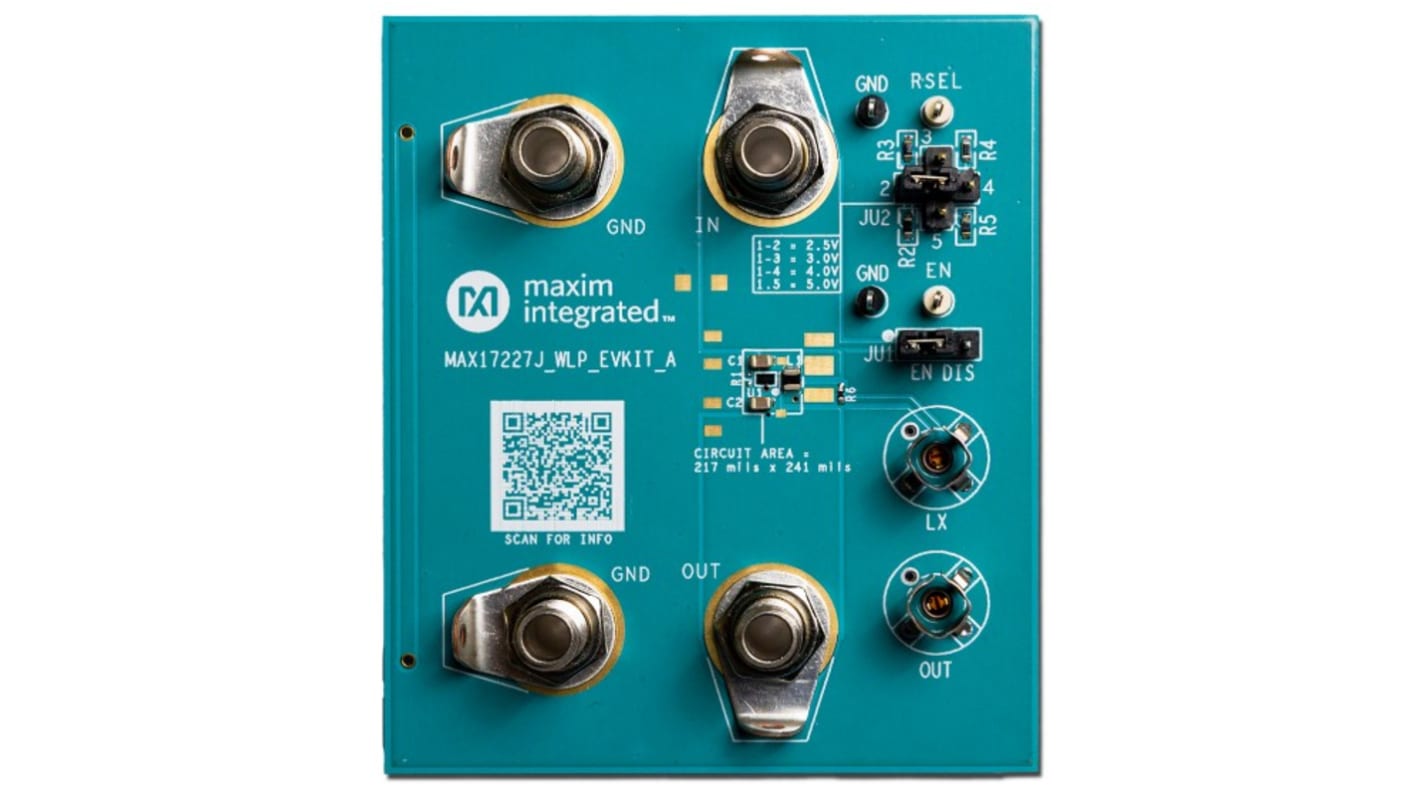 Kit de desarrollo Convertidor de aumento Maxim Integrated Evaluation Kit - MAX17227JEVK#WLP